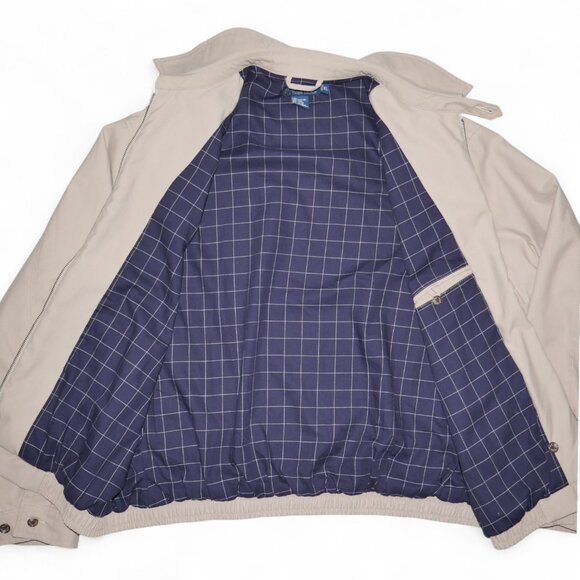 Polo Ralph Lauren Bi-Swing Windbreaker Men's Size XL Khaki Twill DWR Jacket EUC - Picture 3 of 10
